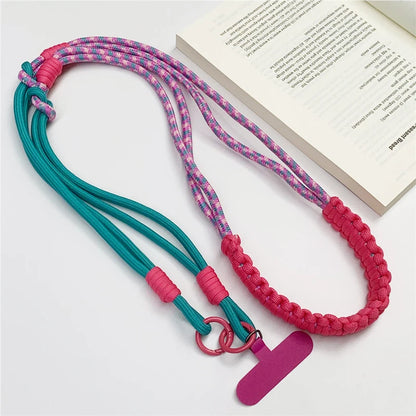 New Korean Crossbody Mobile Phone Hanging Rope Neck Lanyard Wrist Strap DYM Removable Phone Lanyard Water Cup Hanging Rope