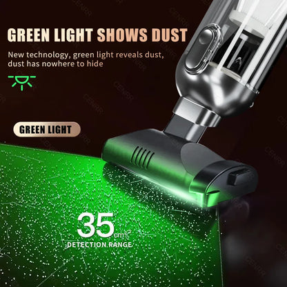 CENRR 998000PA Car Vacuum Cleaner Mini Cordless Powerful Wireless Car Cleaner HandHeld Portable Vacuum Cleaner Home Appliance