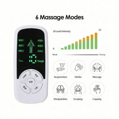 EMS Electric Muscle Therapy Stimulator Tens Unit Machine Meridian Physiotherapy Pulse Abdominal Prostate Body Massager
