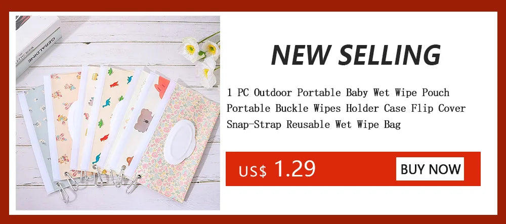 1Pc EVA Baby Wet Wipe Pouch Wipes Holder Case Flip Cover Snap-Strap Reusable Refillable Wet Wipe Bag Outdoor Useful Tissue Box