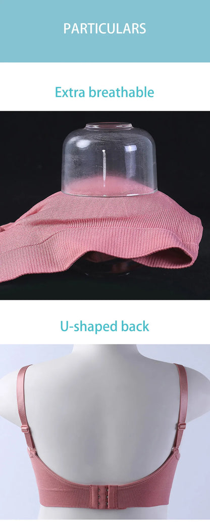 Breathable Maternity Pregnant Bras Comfort Breastfeeding Sleep Bralette Women Wireless Seamless Nursing Underwear