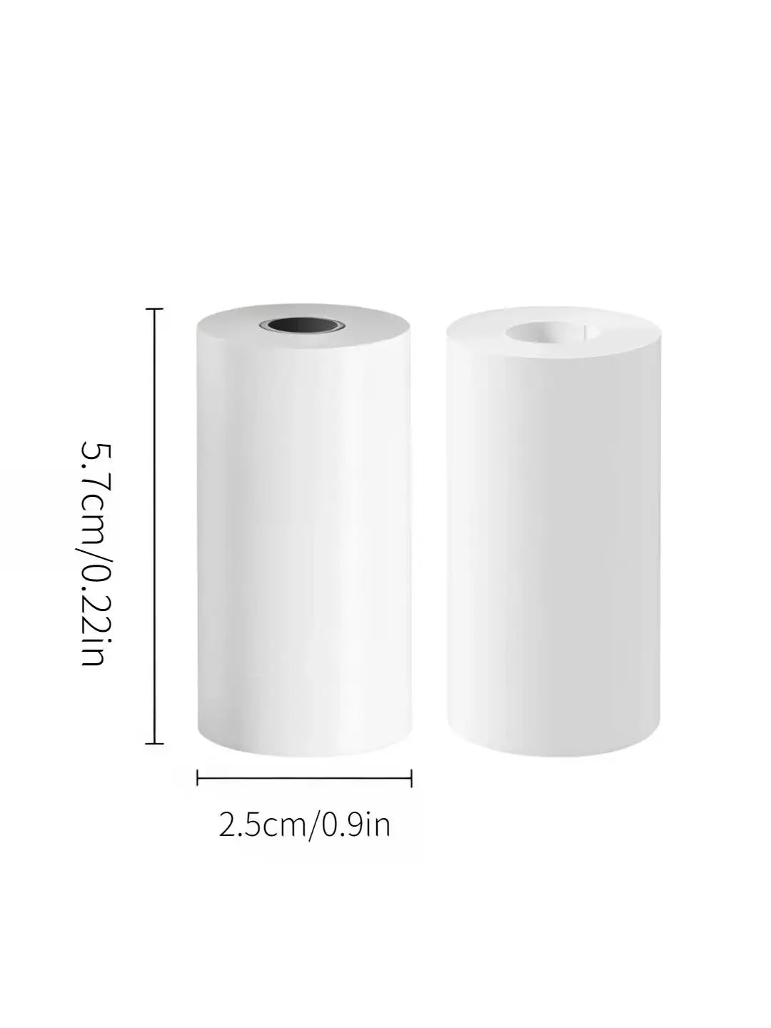 10 Rolls Kids Instant Camera Refill Print Paper Film Coreless Thermal Print For 57mm Portable Cash Registers Mobile Printer
