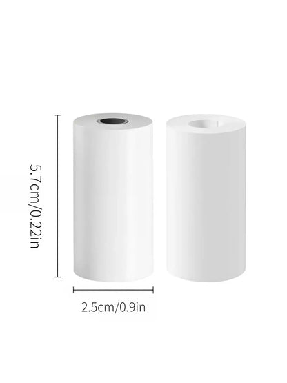 10 Rolls Kids Instant Camera Refill Print Paper Film Coreless Thermal Print For 57mm Portable Cash Registers Mobile Printer