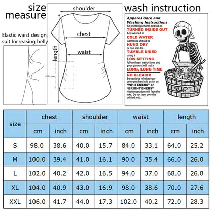 Maternity T Shirts for Women Cute Funny Graphic Pregnancy Gifts Summer Casual Mama Pregnancy Blouses Clothes