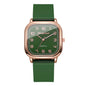 Fashion Square Women Watches Casual Silicone Strap Quartz Watch for Girls Clock Reloj Mujer