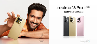 realme 16 Pro Plus 5G Smartphone EU Version Snapdragon 7 Gen 4 200MP Camera 7000mAh Battery 6.8'' AMOLED 144Hz Curved Screen New