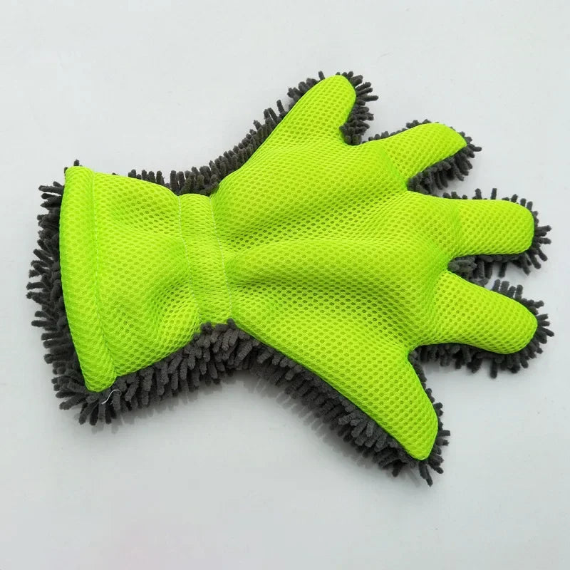 1/2Pcs Ultra-Luxury Microfiber Car Wash Gloves Car Cleaning Tool Home Use Multi-function Cleaning Brush Detailing Washing Gloves