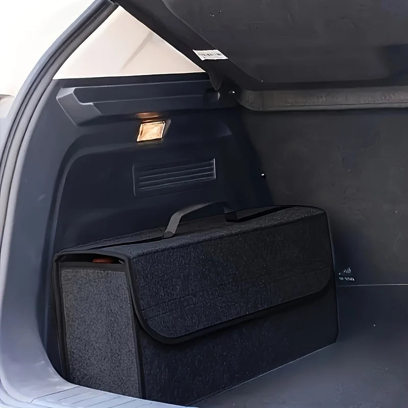 1 Fabric Pack Car Trunk Organizer Foldable ergonomic handle for SUVs/sedans/trucks durable fabric