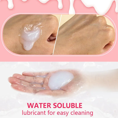 500ml 300ml 200ml Simulated Semen Lubricants For Couples penetrate Vagina Anal Adult Sex producat Milky White anal sex gay