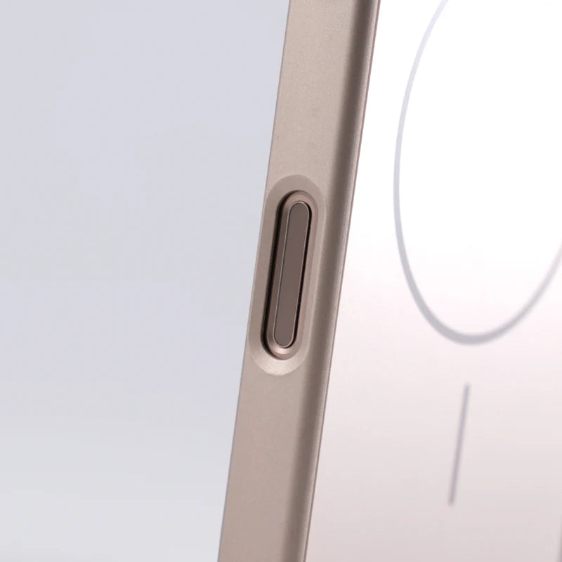 Frosted Camera Lens Protection For MagSafe Phone Case For iPhone 17 17Pro Max 16 15 14 13 Matte Wireless Charging Magnetic Cover