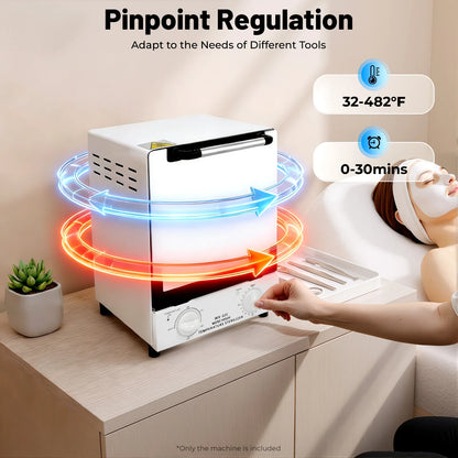 110V 1000W 12L Infrared Heat Sterilizer Nail Tool Sterilizer Beauty Salon Equipment