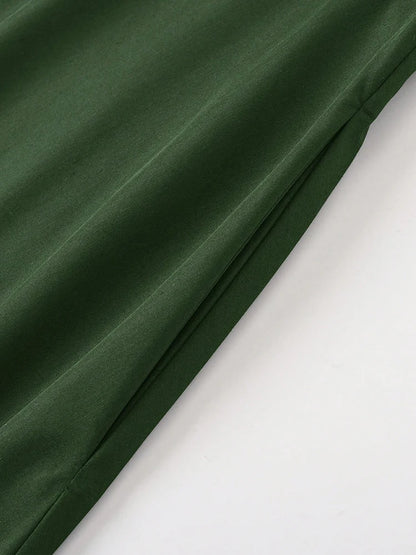 New In Dresses Solid Color A-line Skirts for Woman Clothing High Elastic Waist Long Skirt Women With Bow Elegant Women's Skirts