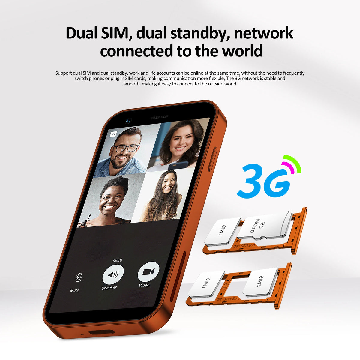 SERVO 18SE MINI Android Mini Smartphone 3G WCDMA 2GB RAM 16GB ROM Wi-Fi Hotspot GPS 3.0" Touch Small Smart Phones 2 SIM Standby