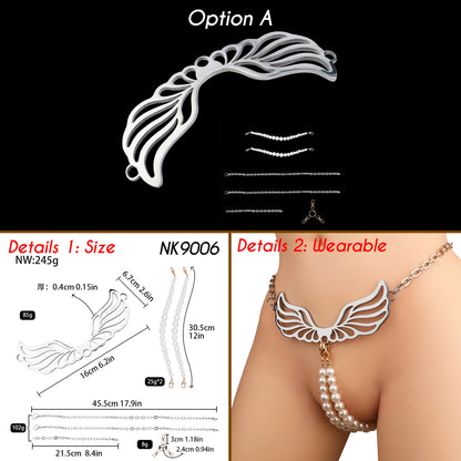 SHAZ Sexy Thong Women Panties Stainless Steel G strings Adjustable Waist Pant Heavy Bdsm Briefs Chastity Belt Sex Toys for Women