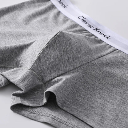 3Pcs Men's Boxer Shorts Cotton Underwear Solid Underpants Sexy Panties Male Breathbale Lingerie Plus Size L-6XL Wholesale Lots
