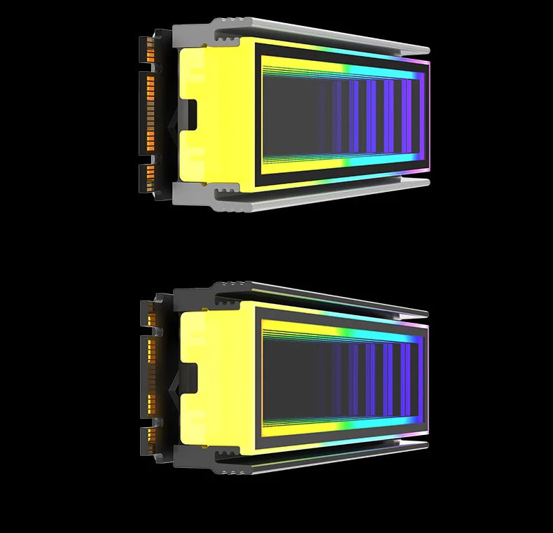 5V ARGB Sync Computer 2280 SSD M2 Radiator PC RGB M.2 Nvme Cooler Heatsink Endless Abyss Effect