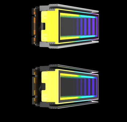 5V ARGB Sync Computer 2280 SSD M2 Radiator PC RGB M.2 Nvme Cooler Heatsink Endless Abyss Effect