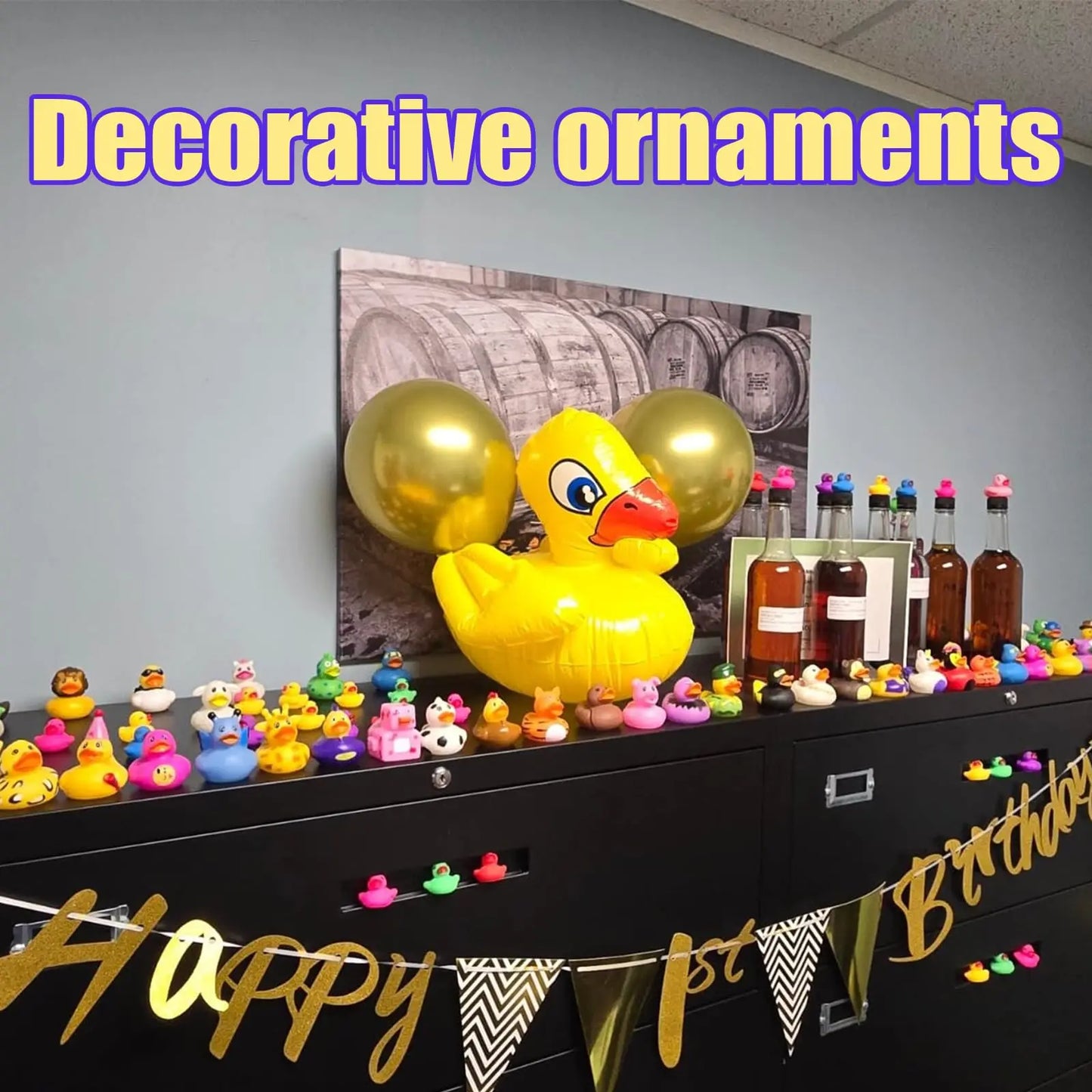 10-100PCSRubber Duck for Jeep Bath Toy Assortment Bulk Floater Duck for Kids Baby Shower Accessories Party Favors, Birthday