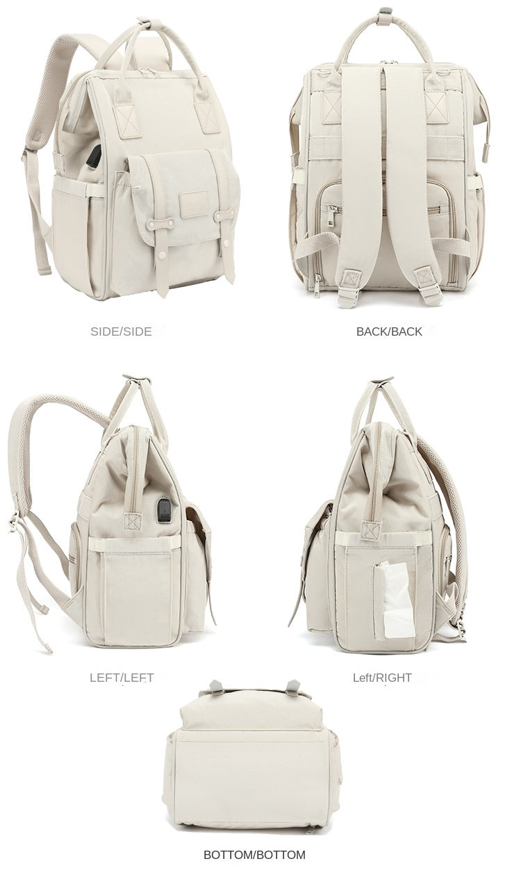 Baby Diaper Bags Mom Backpack Maternity Bag for Baby Large Capacity Mommy Bag Waterproof Travel Baby Stroller Bag Mother Kids