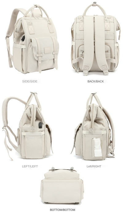 Baby Diaper Bags Mom Backpack Maternity Bag for Baby Large Capacity Mommy Bag Waterproof Travel Baby Stroller Bag Mother Kids