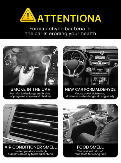 Auto Electric Aroma Diffuser Essential Oil Car Air Freshener Auto Perfume Aromatherapy Ions Formaldehyde Air Cleaner Flavoring