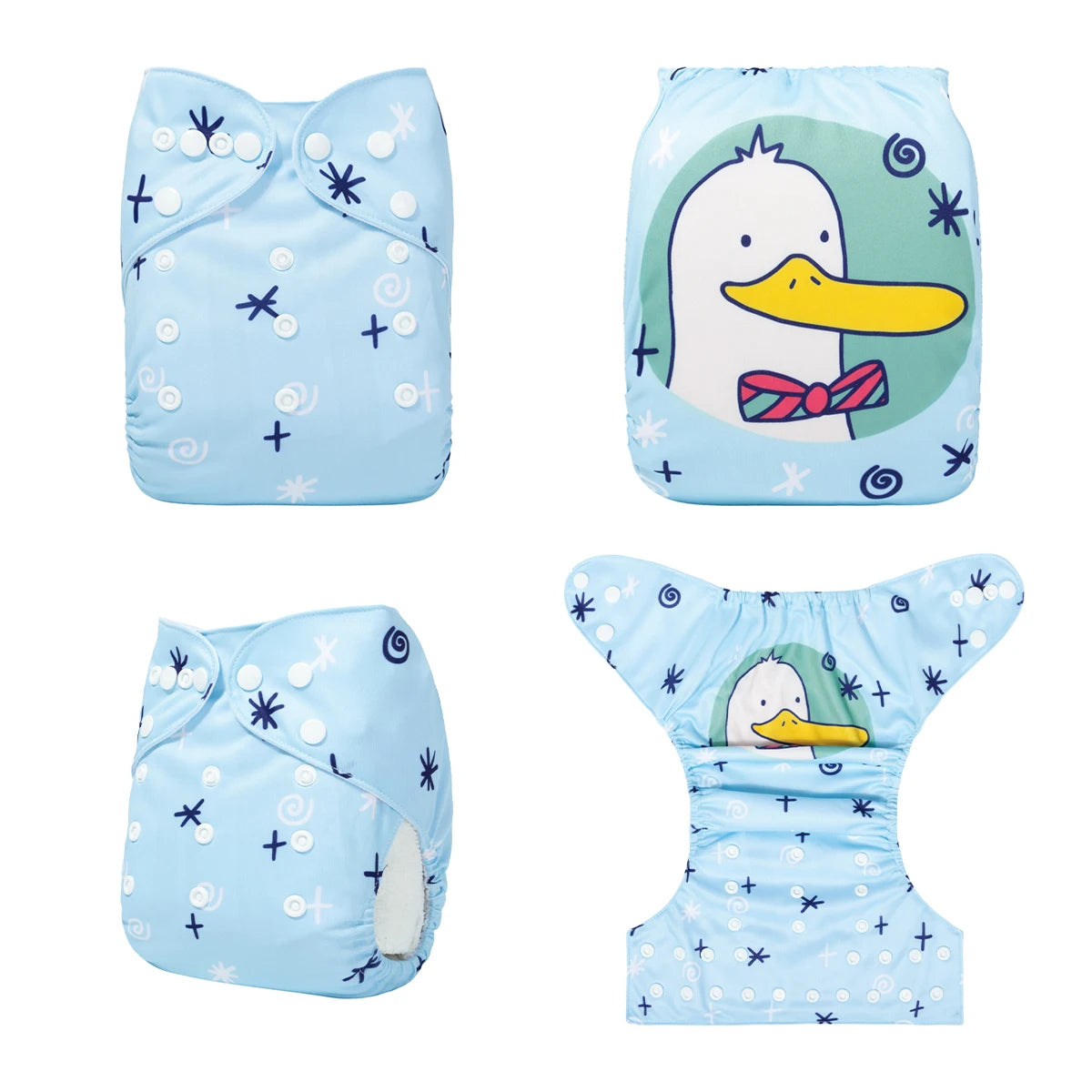 U Pick ALVABABY Digital Position Cloth Diapers Baby Reusable Modern Cloth Nappy for Baby with 1pc Microfiber Insert