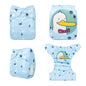 U Pick ALVABABY Digital Position Cloth Diapers Baby Reusable Modern Cloth Nappy for Baby with 1pc Microfiber Insert