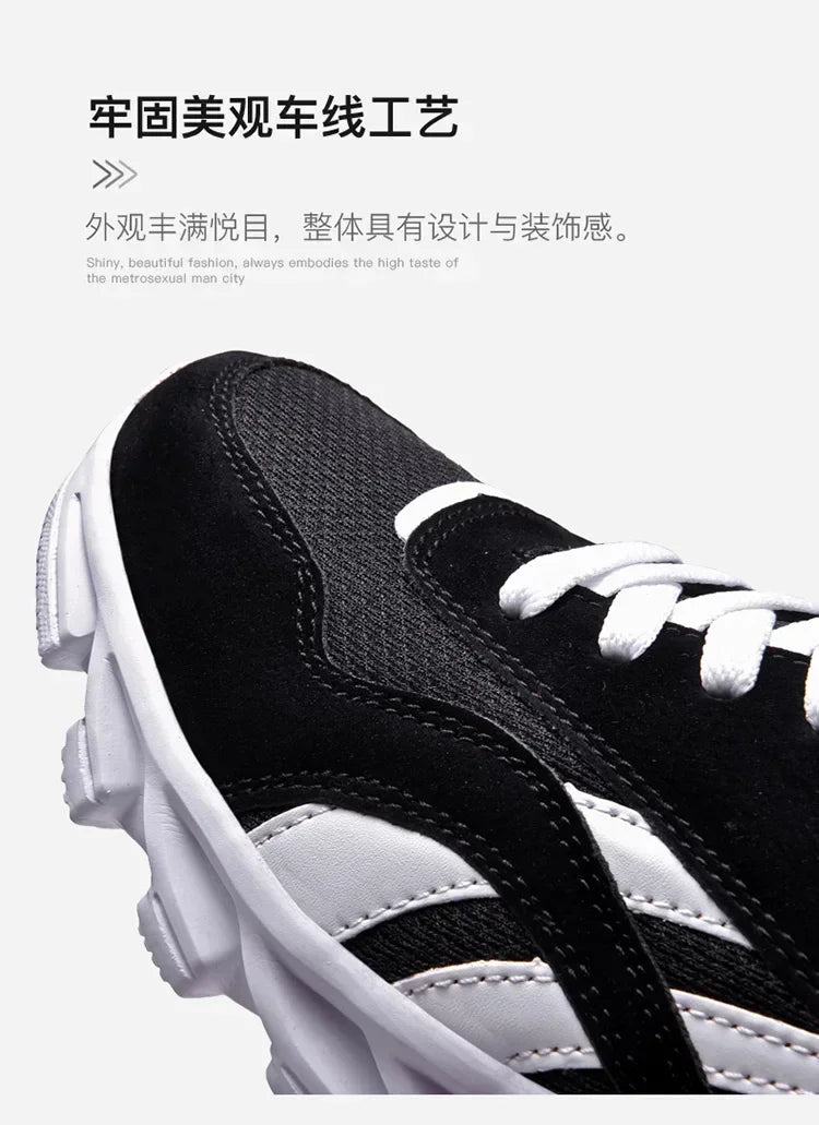 Brand Trend Size 38-48 Men's Wear-resistant Cushioning Thick-soled Fitness Sneakers Outdoor Breathable Running Shoes for Men