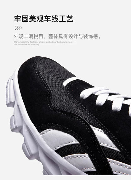 Brand Trend Size 38-48 Men's Wear-resistant Cushioning Thick-soled Fitness Sneakers Outdoor Breathable Running Shoes for Men