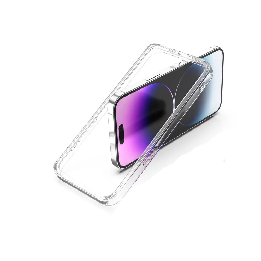 Slim Clear Silicone Bumper Frame For iphone 16 Pro Max 15 14 13 12 Mini Soft TPU Anti-Knock Protective Phone Case