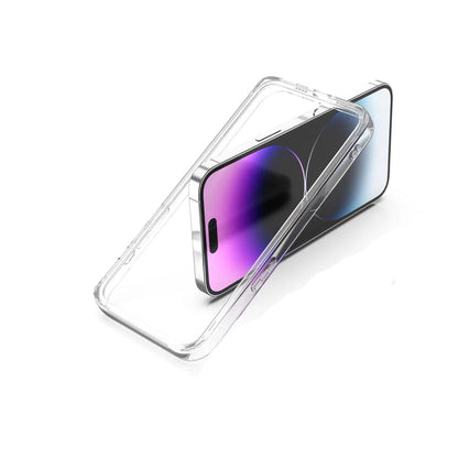 Slim Clear Silicone Bumper Frame For iphone 16 Pro Max 15 14 13 12 Mini Soft TPU Anti-Knock Protective Phone Case