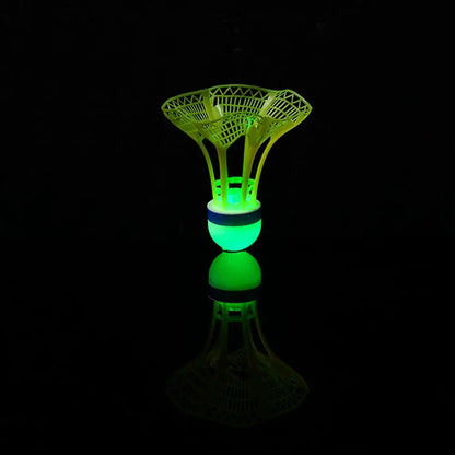 Luminous Windproof Luminous Badminton Ball, Super Durable And Unbreakable, Outdoor Fluorescent Bright Nylon Ball With Light