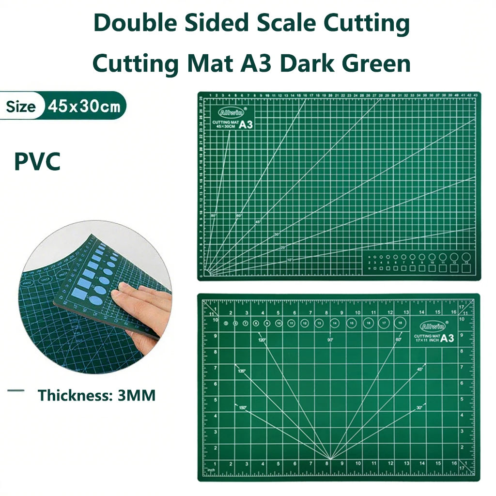 New A3 Double Side Craft Cutting Mat Cutting Board Sewing Pad Artist Carving Tools Handmade Crafts DIY Props 5 colors