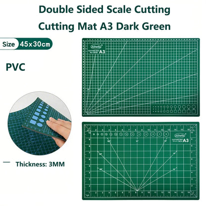 New A3 Double Side Craft Cutting Mat Cutting Board Sewing Pad Artist Carving Tools Handmade Crafts DIY Props 5 colors