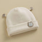 0-6Mouths Newborn Fetal Hat Cute Cartoon Baby Bear Beanies Spring Autumn Pure Cotton Pullover Cap Boys Girls Kids Warm Bonnet