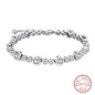 Original 925 Sterling Silver Starry Sky Bubble Bracelet For Women Fine Anniversary Valentine's Day Jewelry Gifts