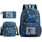 3pcs Simple Lightweight Backpacks CR7 Sports Casual Travel Outdoor Backpacks Teens Laptop Mochilas sac a dos