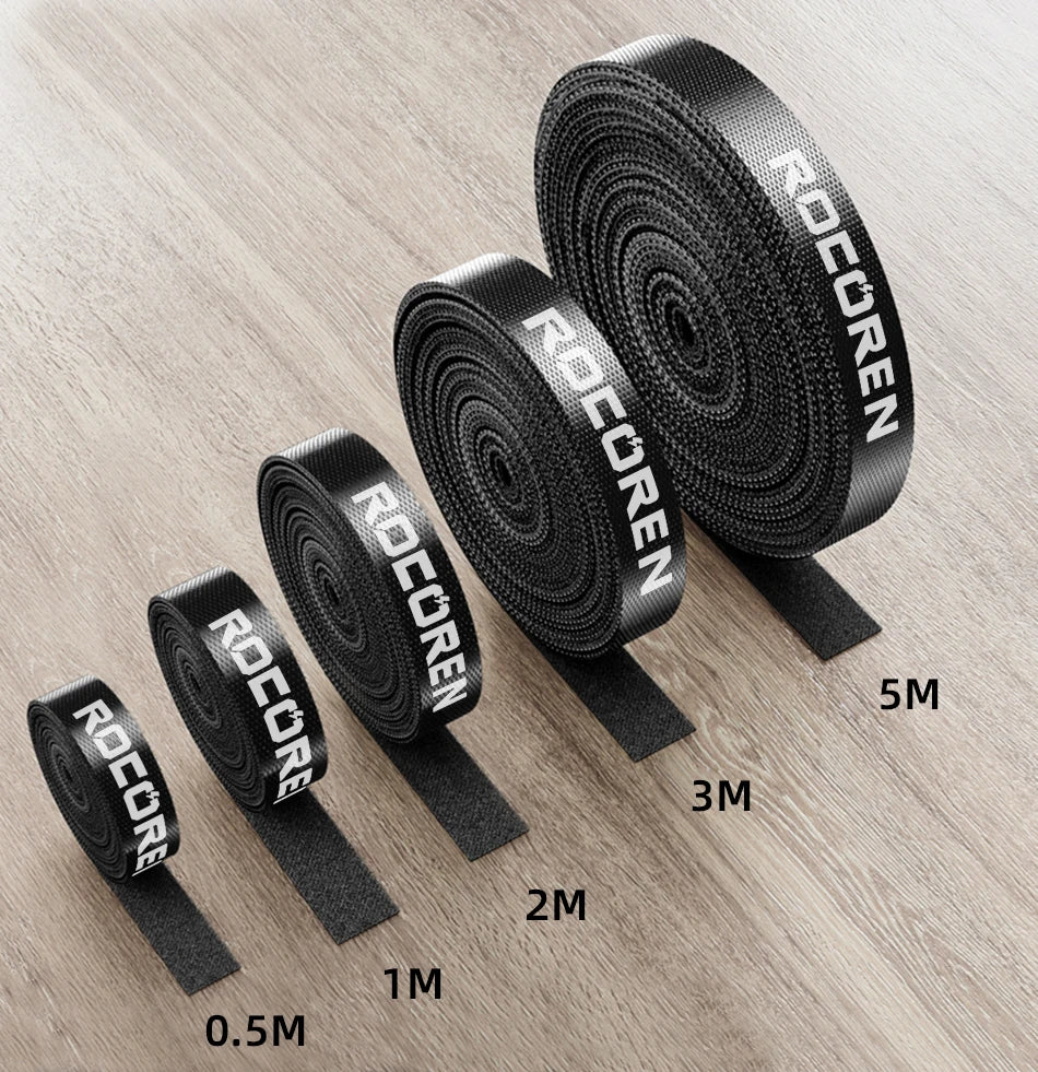 Rocoren Cable Organizer Tearable Wire Winder Ties USB Cable Management Charger Protector For Phone Mouse Earphone Cable Holder