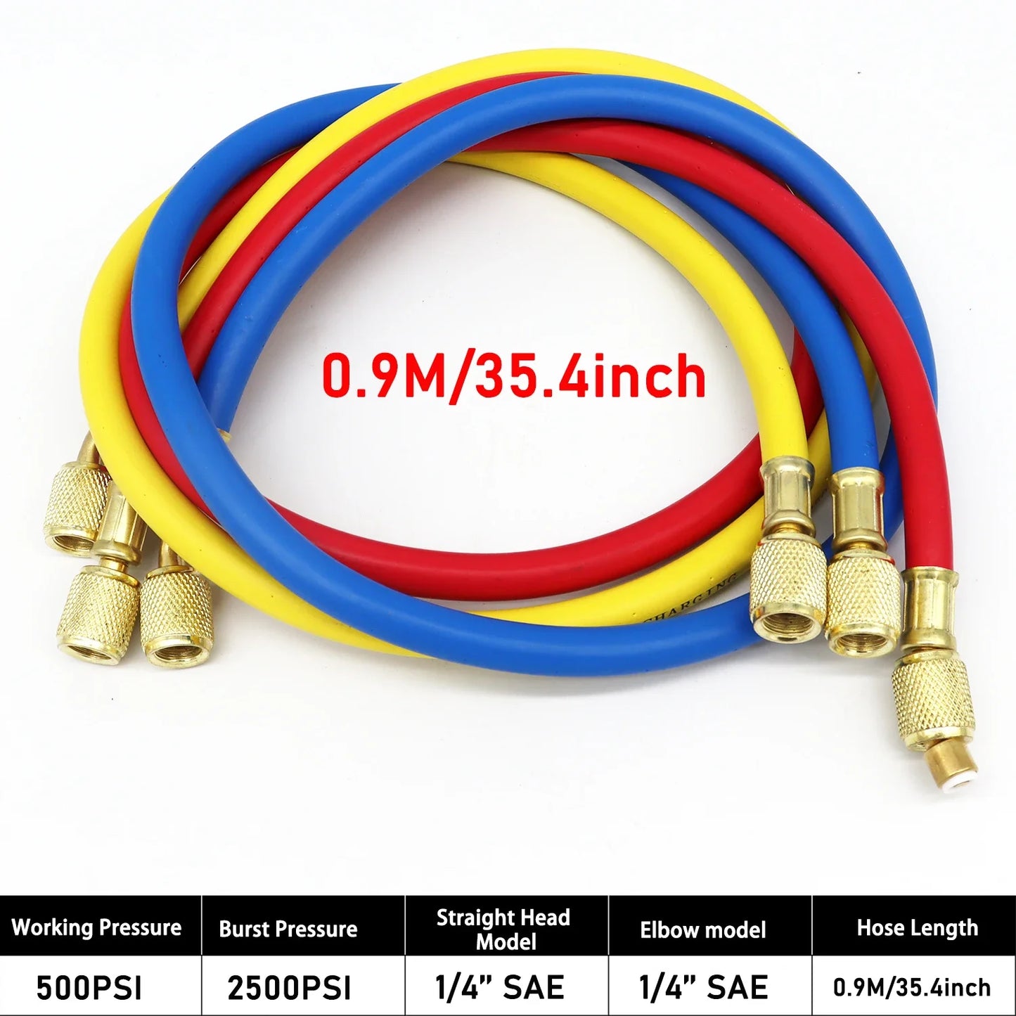 R22 High Pressure Resistant Liquid Filling Pipe for Automotive Air Conditioning Fluorine Refrigerant Refrigerant Pipe 2025 New