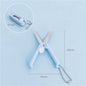 Mini Portable Small Scissors Creative Paper-cutting Notebook Tool That Can Be Extended and Folded