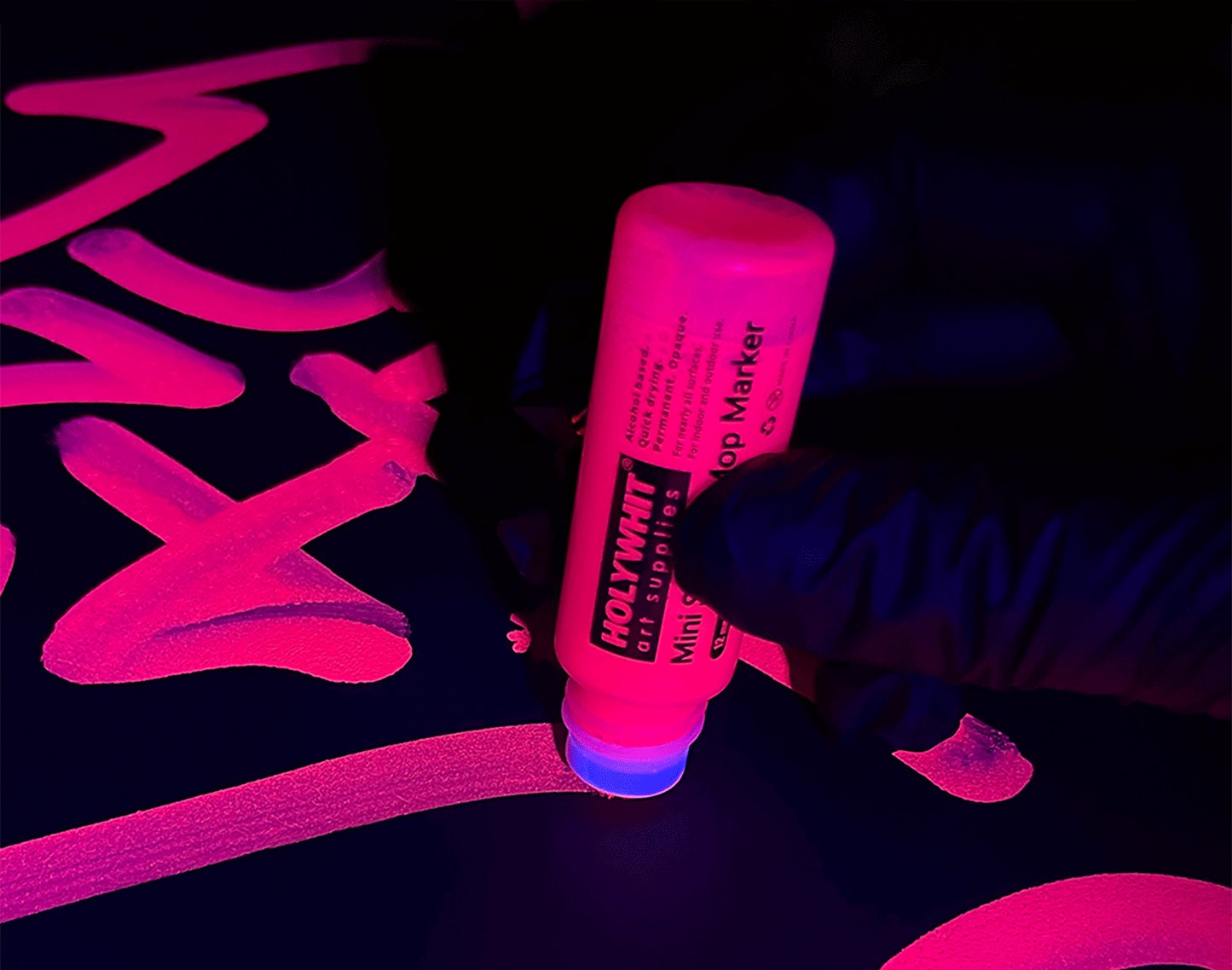 20ml Mini Graffiti Flow Pen Paint Signature Pen Round Tip Waterproof Marker With Ink Art Supplies Fluorescent Painting Writing