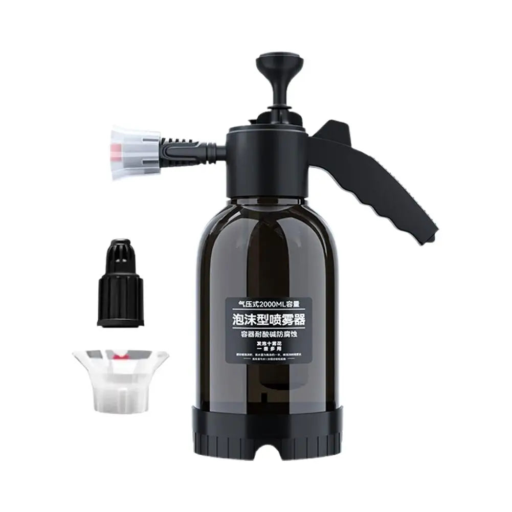 Foam Spray Sprayer Car Wash With Bottle Gun Manual Pressure Water Jet home Shampoo foam Snow watering can hand-pressed car 2L