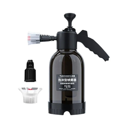 Foam Spray Sprayer Car Wash With Bottle Gun Manual Pressure Water Jet home Shampoo foam Snow watering can hand-pressed car 2L
