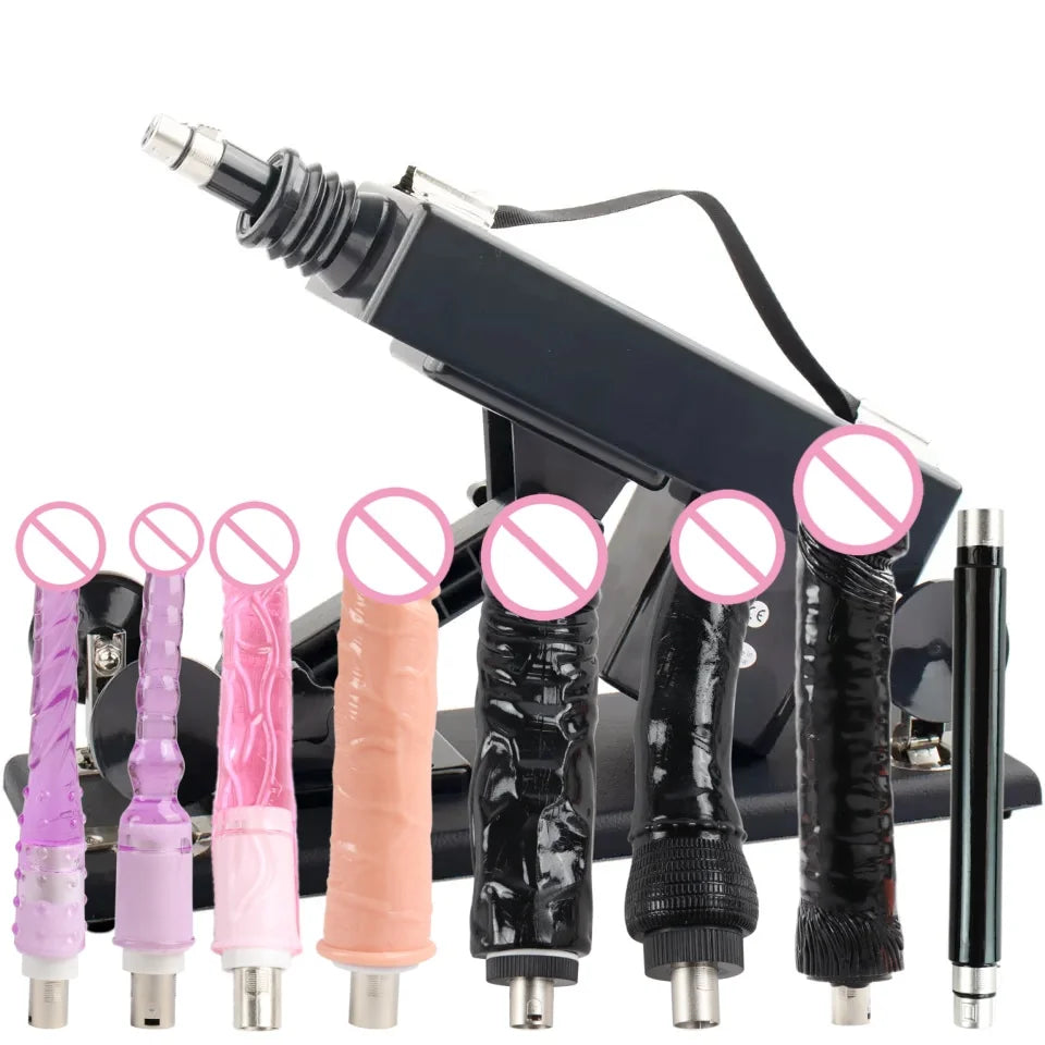 FREDORCH Upgraded Sex Machine for Women with Dildos Automatic Masturbation Machine Pump Gun Love Machine Couple Sex Toys