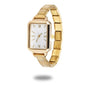 Fashion High Quality Men Women's Stainless Steel Square Round Shiny Zircon Watch Bracelet For Friend Birthday DIY Jewelry Gift