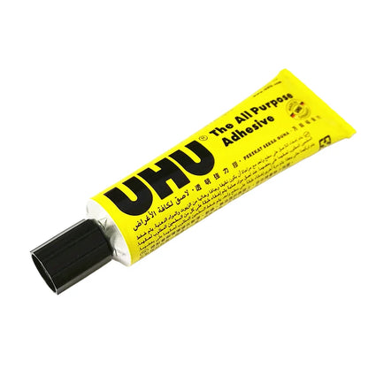 UHU All Purpose Transparent Adhesive Glue Extra Strong Clear Glue Handmade Model Glue Fabric Leather Glue DIY Glue