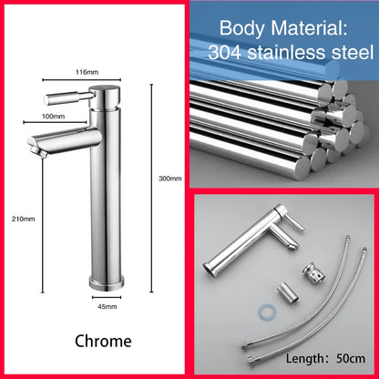 ULA G1/2 Basin Faucet Waterfall Bathroom Sink Faucet Hot Cold Water Mixer Tap Deck Mounted Bathroom Tap Crane Washbasin Tap