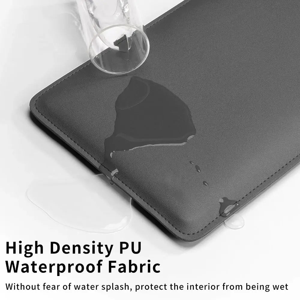 13 14 15 inch Laptop Sleeve Case Ultra Thin PU Leather Ultrabook Cover Shockproof Notebook Bag Protective Pouch