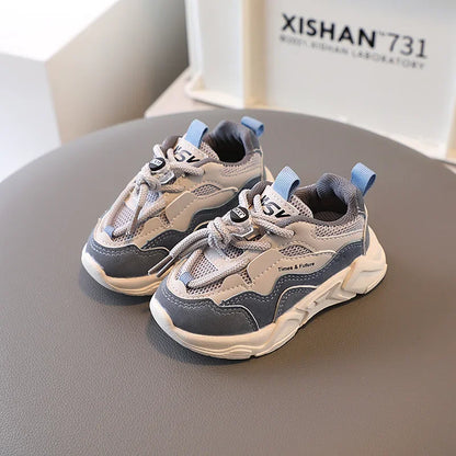 Spring Autumn Kids Sport Shoes Boys Children Outdoor Running Sneakers Fashion Mesh Breathable