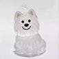 (HB05)Clear Puppy Hair Memorial Keepsake Capsule Pet Dog Fur Container DIY Pendant Keychain Decor Pet Lovers Home Display Gifts